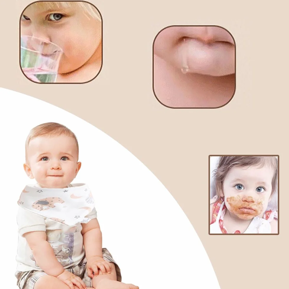 bavoir imperméable bébé, bavoir bandana bebe Avec boutons bavoirs bebe naissance, bavoir bebe, bavoir bébé, bavoirs bebe imperméable, Bon pour attraper, cracher et baver