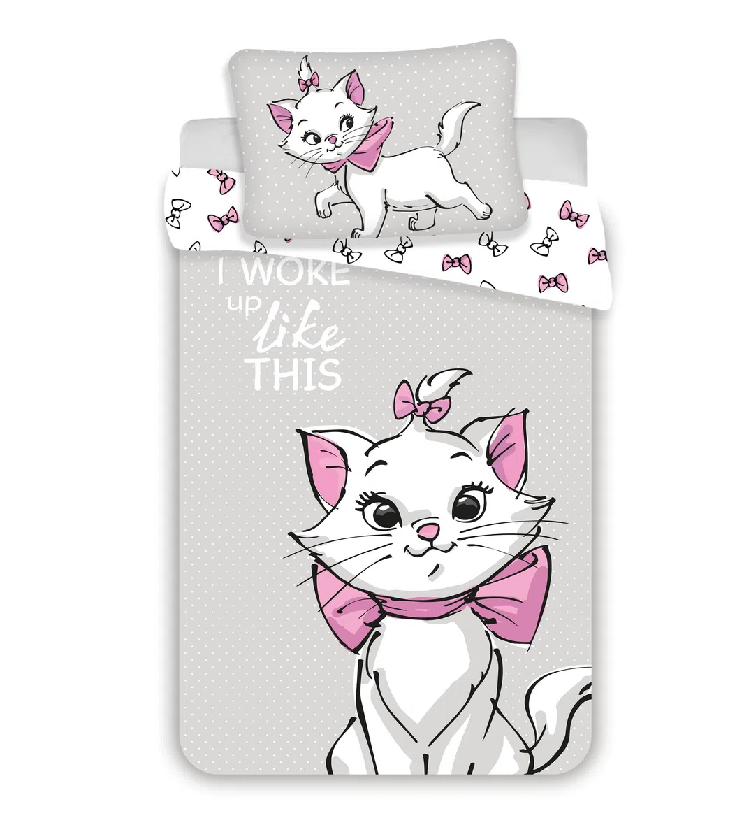 Disney - Parure De Lit en Coton Les Aristochats : Marie 3" - 100 X 135 Cm
