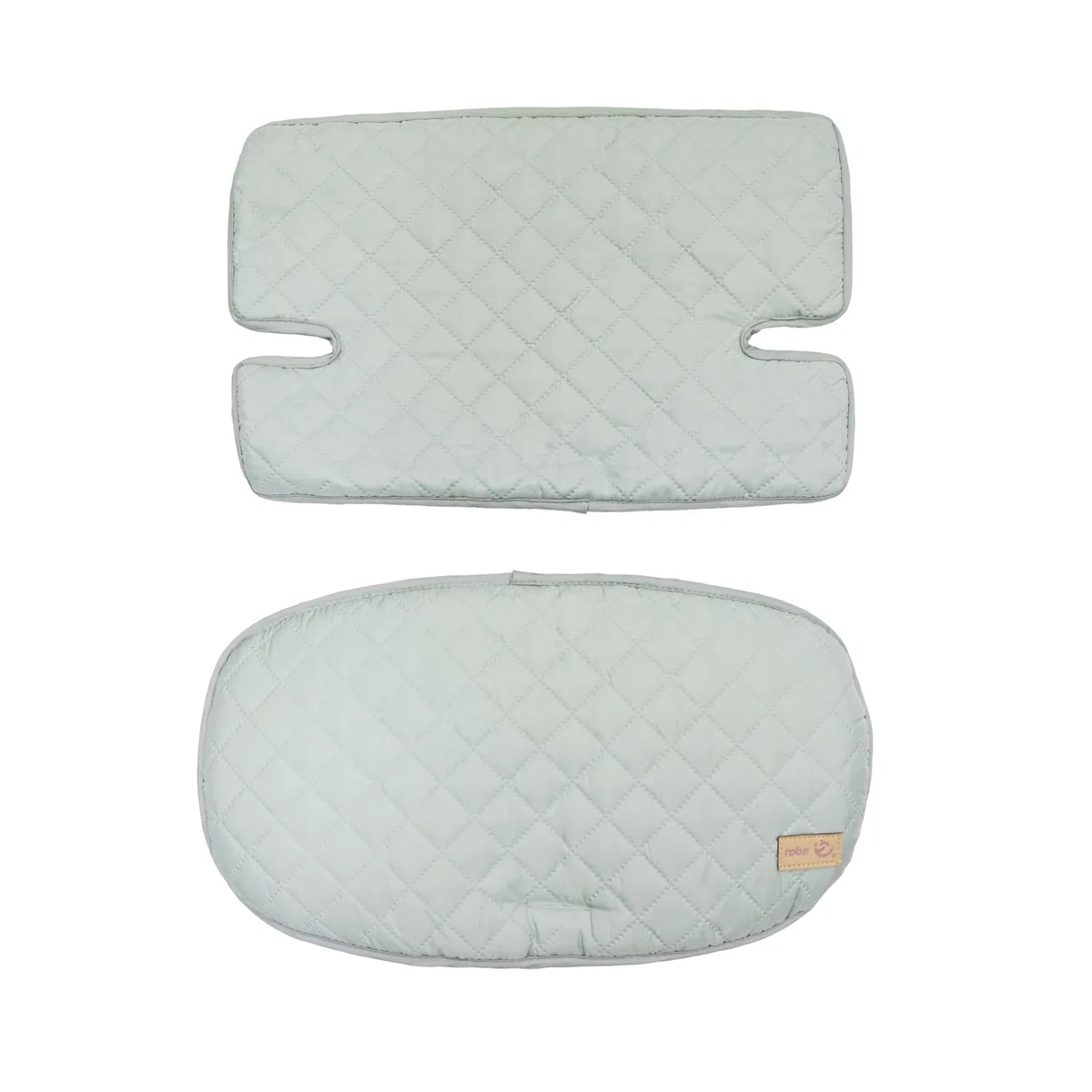 roba Coussin de Chaise Haute roba Style en 2 Pièces - Réducteur de Siège - Imperméable - Vert givré