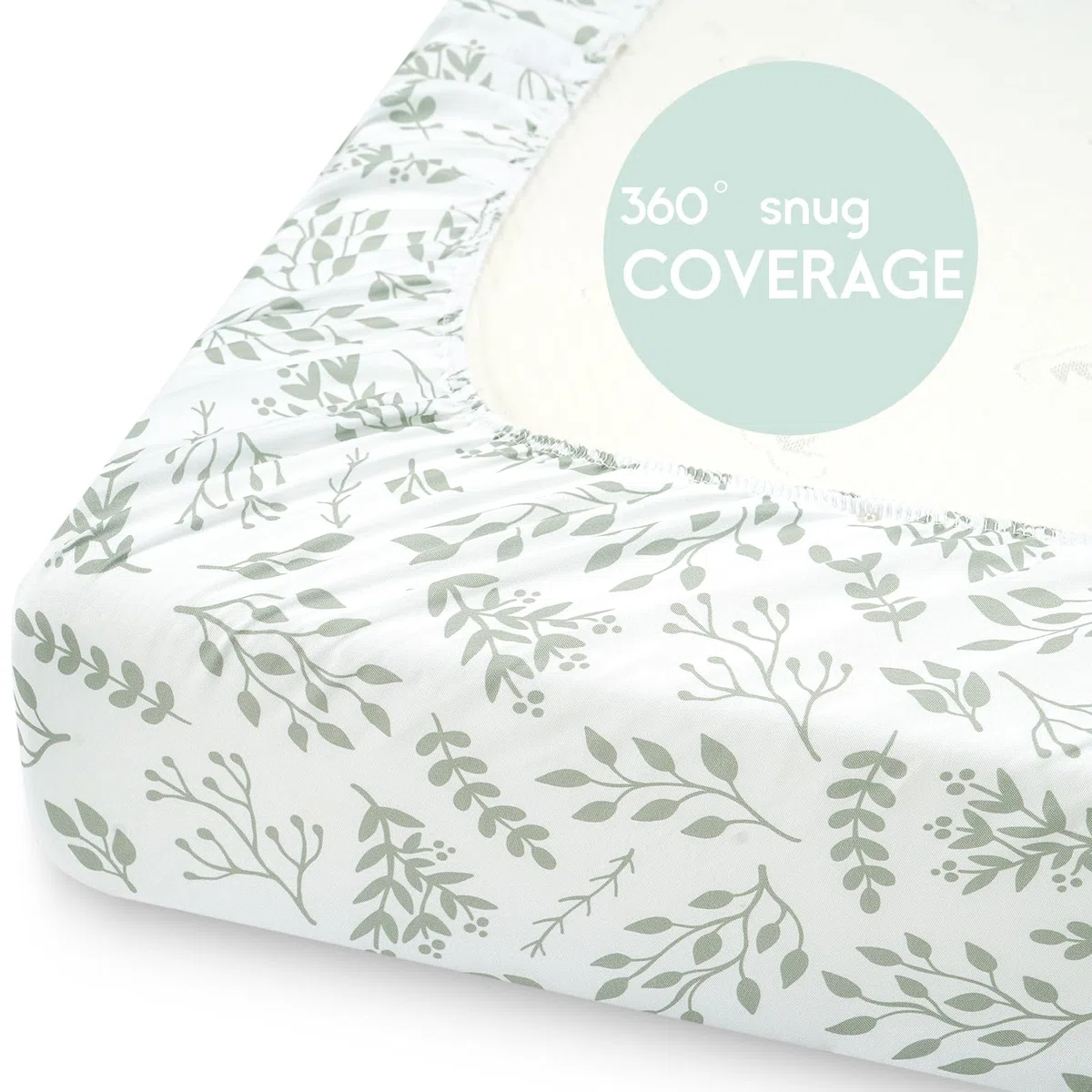 Yoofoss Lot de 2 Draps Housse Bebe 60x120 cm 100% Microfibre Respirante Protégé Matelas Ajustable Protection de lit Matelas Bébé Amovible y Lavable pour Lit Berceau et Matelas