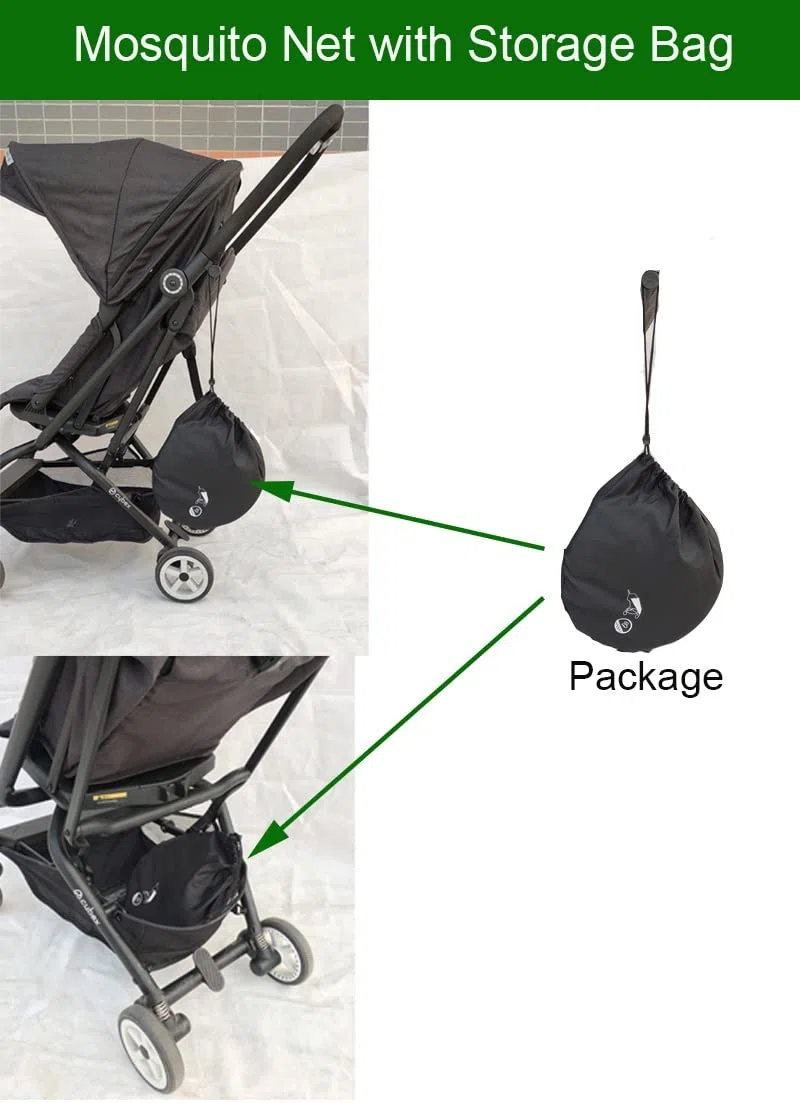 Moustiquaire pour Poussette Cybex Eezy, Filet D'insectes pour Poussette D'été, Convient Aux Bébés De 0 à 4 Ans