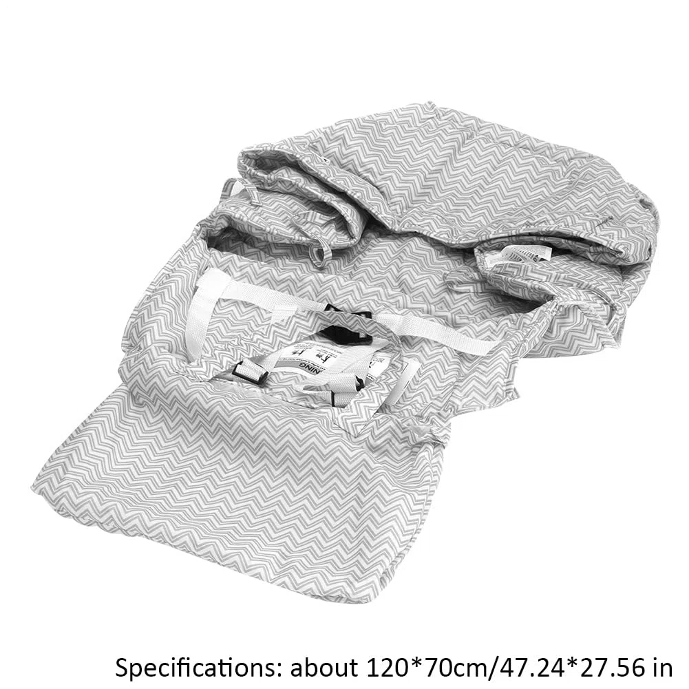 Housse De Panier Bébé - Coussin De Caddie Pour Bébé, Housse De Caddie 2 En 1 Et Housse De Chaise Haute, Harnais De Sécurité Universel, Housse De Chaise Haute Pliable, Garçon Ou Fille, 120x70cm