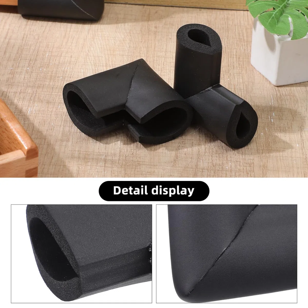 Lurrose Protecteurs D'Angle Pour Meubles Lot De 12 En Forme De U Souple Protection Coin De Table Pour Cadres Photo Et Mobilier Sécurité Domestique Bébé
