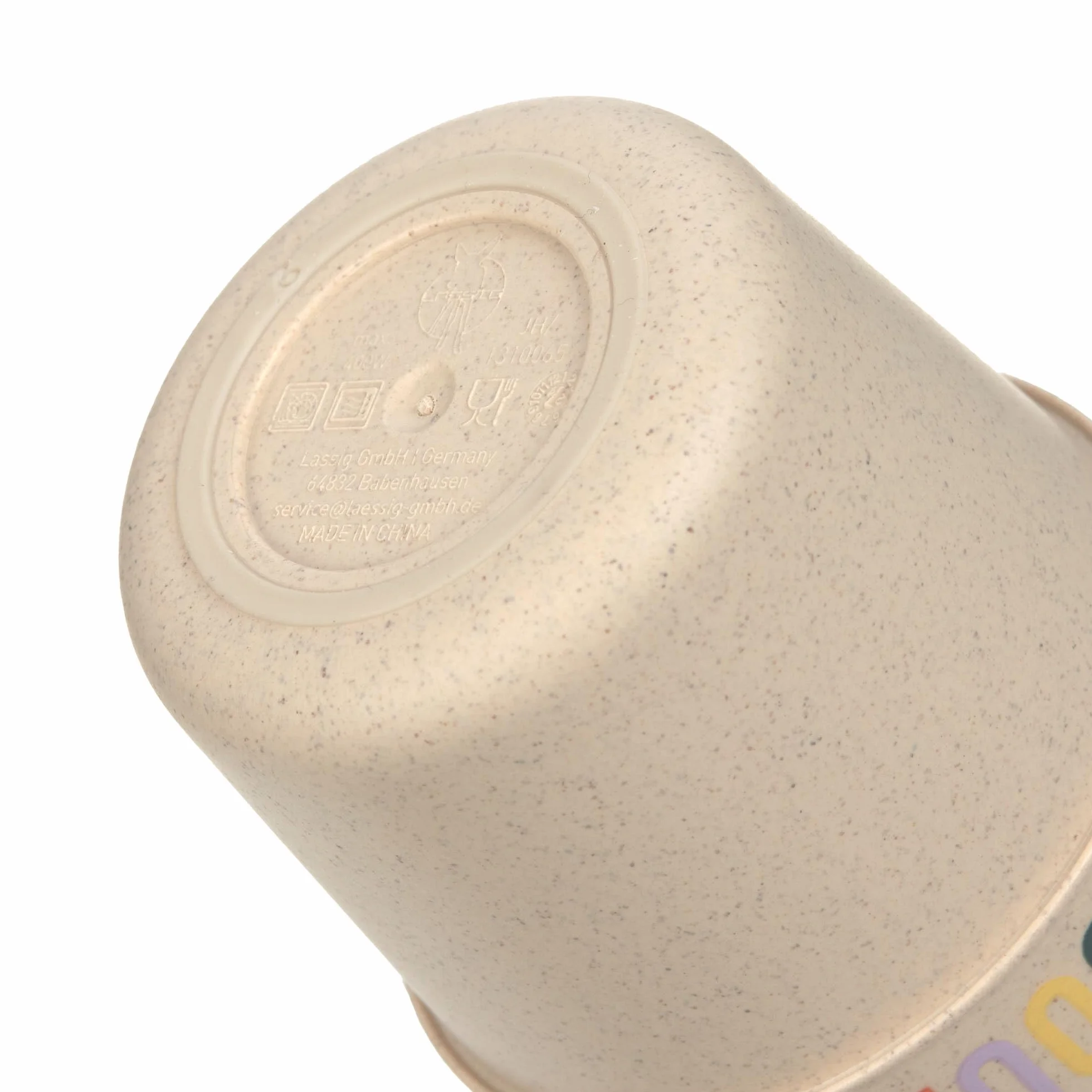 LÄSSIG enfants gobelets tasse vaisselle pour enfants sans mélamine, sans BPA, pour lave-vaisselle et micro-ondes/Mug Happy Fruits Cherry