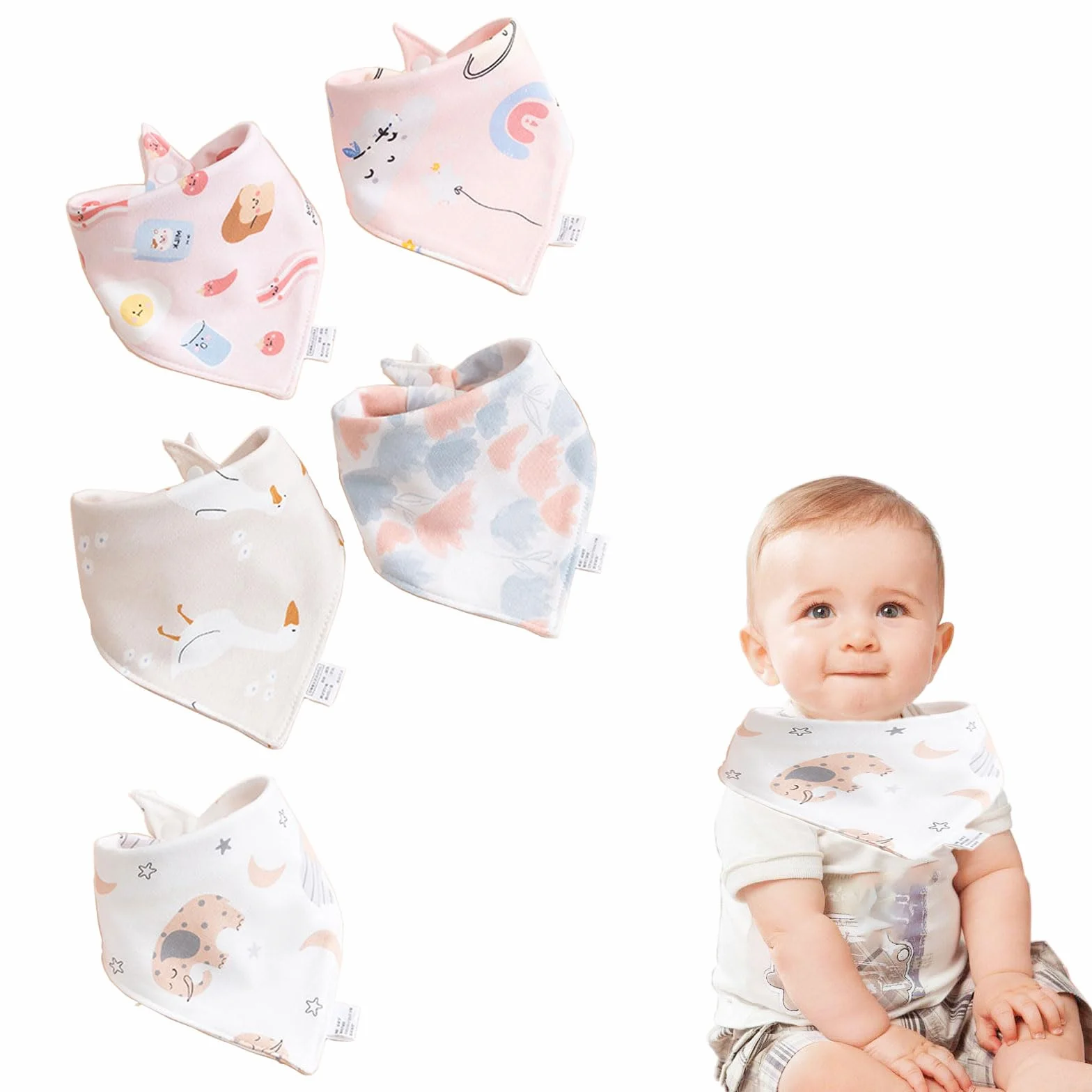 bavoir imperméable bébé, bavoir bandana bebe Avec boutons bavoirs bebe naissance, bavoir bebe, bavoir bébé, bavoirs bebe imperméable, Bon pour attraper, cracher et baver