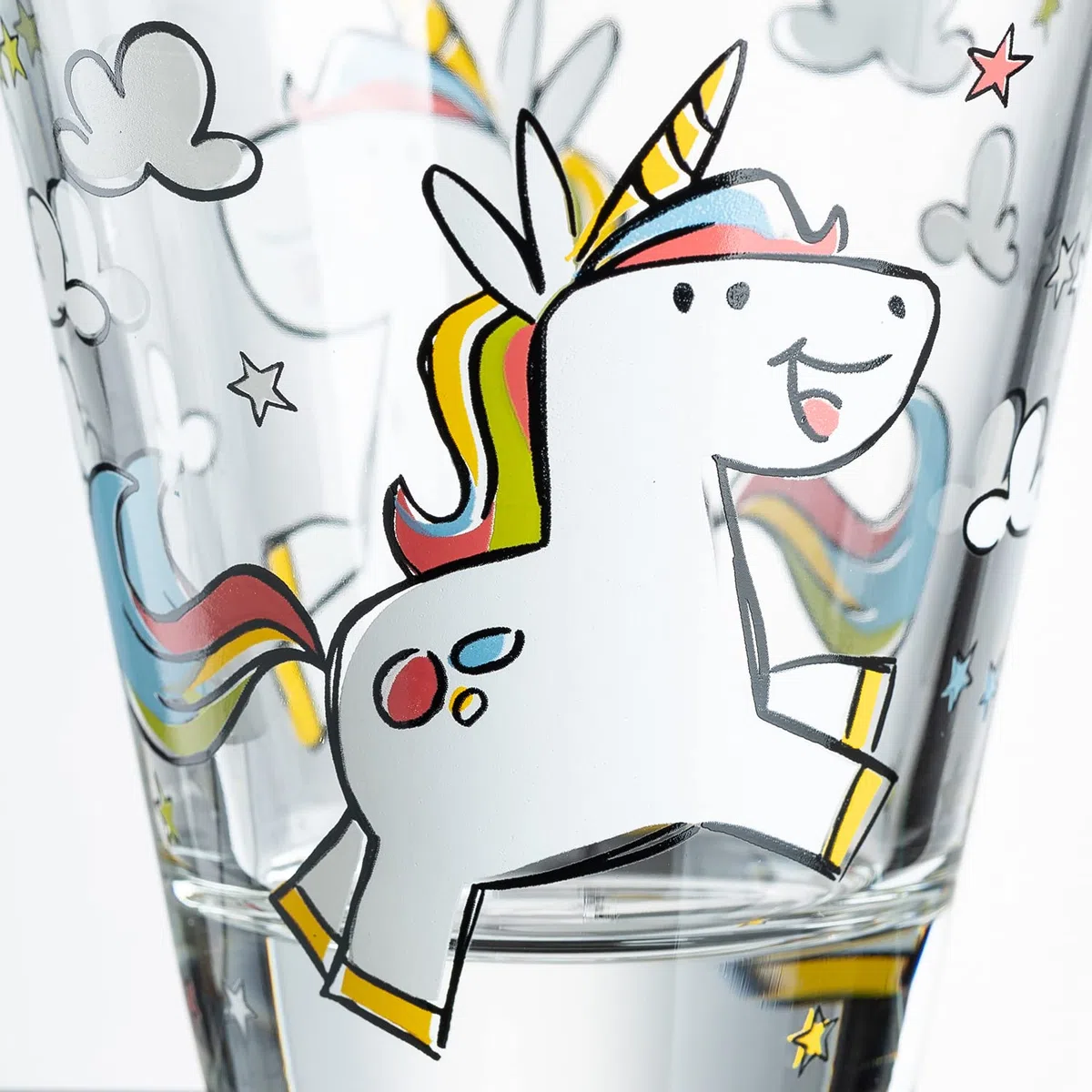 Leonardo Bambini 017902 Tasse en verre, pour enfant, motif animal, passe au lave-vaisselle, 1 pièce, 215 ml