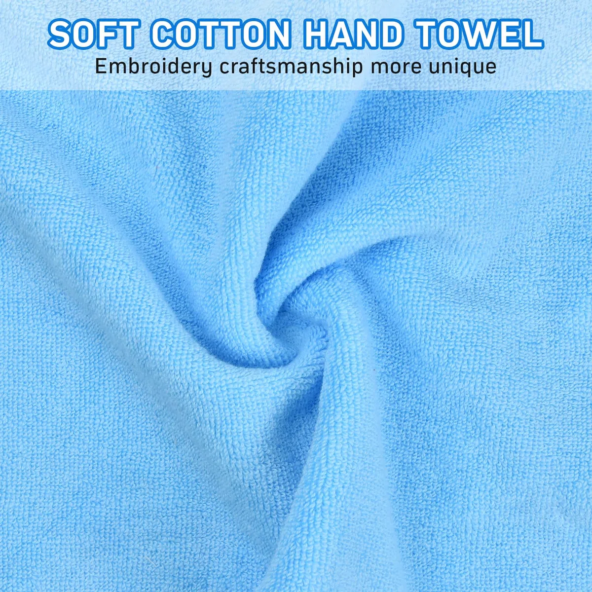 Lot de 4 Serviette de Toilette pour Enfants,100% Coton Gant de Toilette pour Bébé,Gant de Toilette Super Doux,Chiffon de Nettoyage Réutilisable pour Le Visage de Bébé (26 * 50cm) (Stripes)
