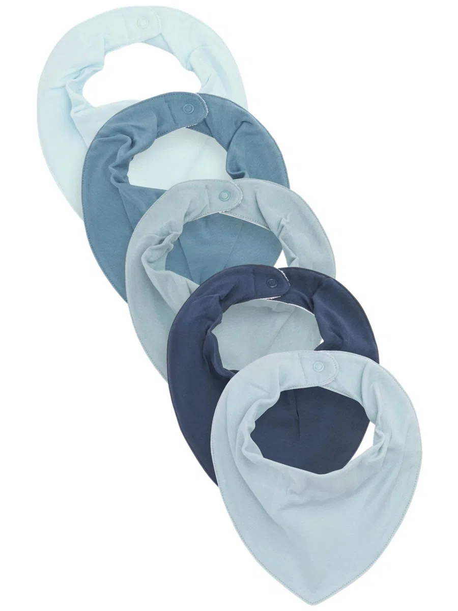 NEXT Bébé garçon Bavoir de dentition 100% coton pour bébé, lot de 5