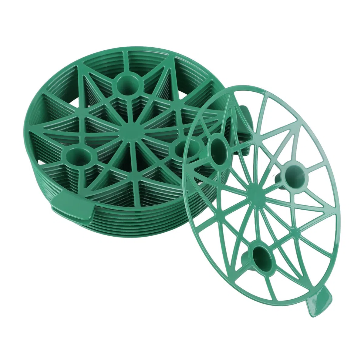 Focket 10 Paquets de Berceau pour Melon, Support pour Citrouille, Support pour Fraise, éviter la pourriture du Sol, Support pour Melon, Cage, Berceau, Treillis pour Melon d'eau, courge