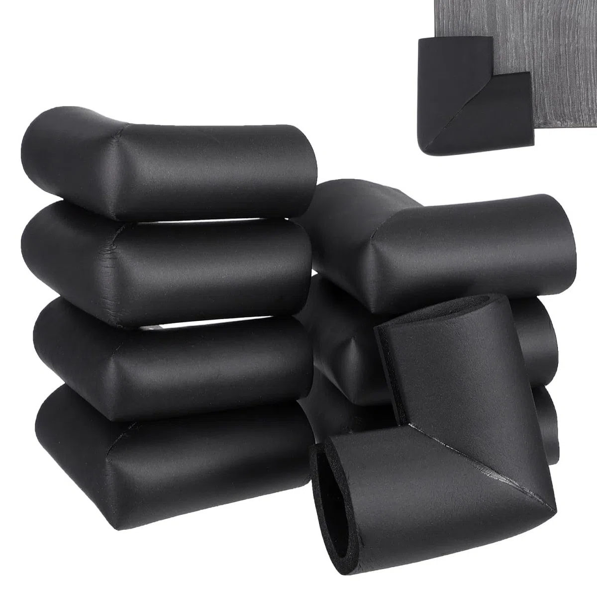 Lurrose Protecteurs D'Angle Pour Meubles Lot De 12 En Forme De U Souple Protection Coin De Table Pour Cadres Photo Et Mobilier Sécurité Domestique Bébé