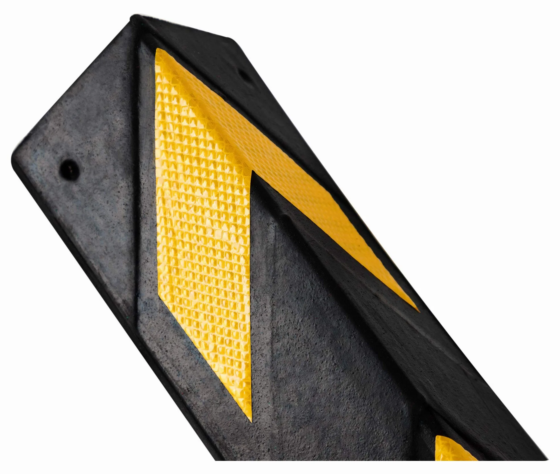 Stagecaptain KS-8010 Protection d’Angle - Protection d’Angle en Caoutchouc Flexible - Longueur : 78 cm - avec réflecteurs - Noir/Jaune